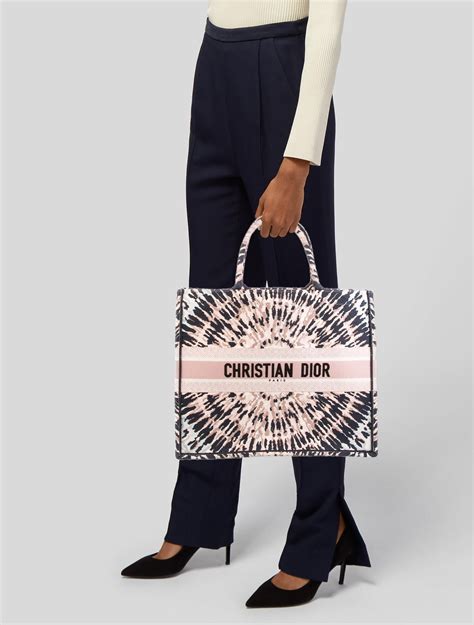 tie dye dior tote|Dior tote bag.